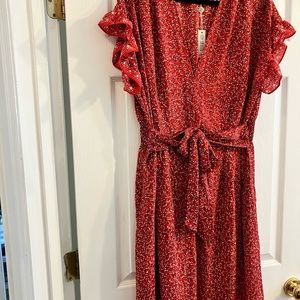 NWT Max Studio 1X Red Dress